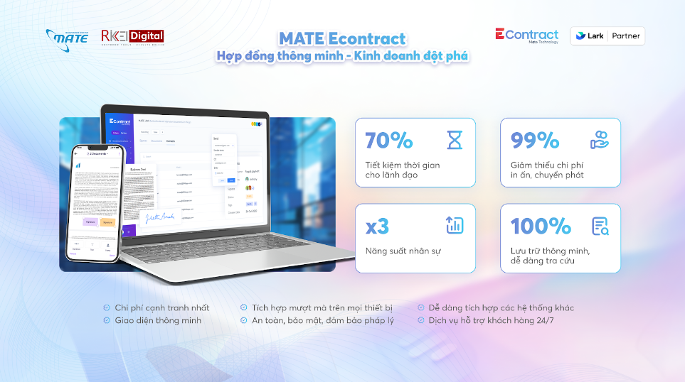 Giới thiệu tổng quan về giải pháp Mate EContract